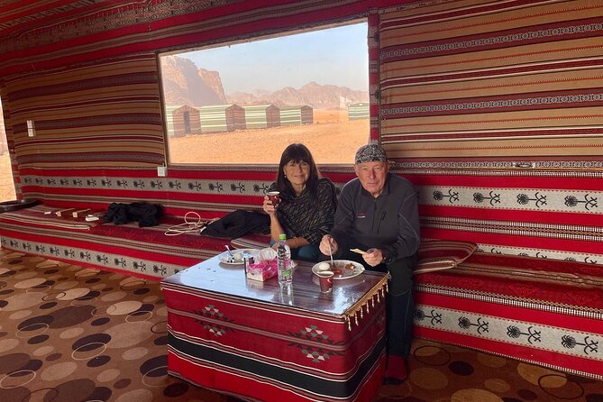 1 Day & 1 Night | Stay & Jeep + Camel Tour in Wadi Rum | Magic Bedouin Star - 360 Views from the Sand Dune, Plus Film-Set Stops in the Protected Area