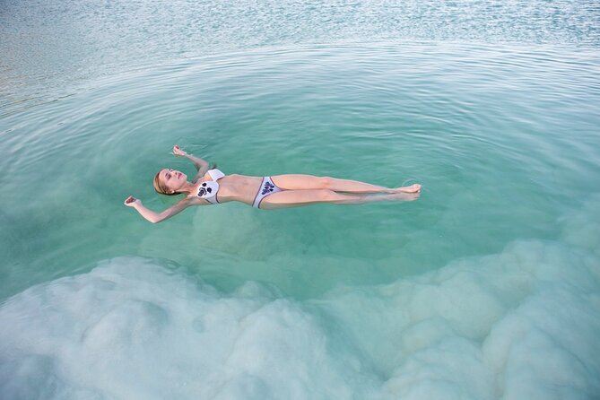 2-Day Private Tour from Amman: Petra, Wadi Rum Camp & Dead Sea. - The Dead Sea plunge: mineral-dense water, no fish, and a strange kind of fun