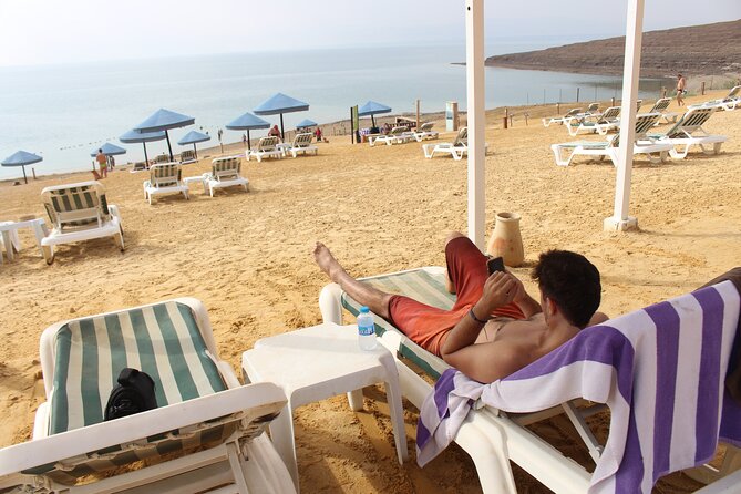 2-Day Tour to Petra, Wadi Rum, Wadi Mujib, Aqaba, and Dead Sea - Madaba mosaics and Wadi al-Mujib views before the big hits