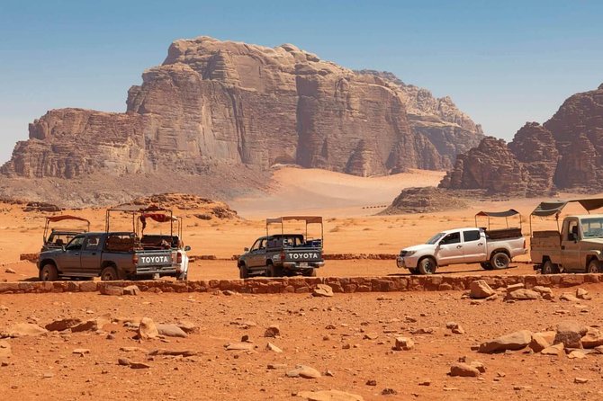 6-Days 5-Night: Jordan in Brief Tour - Wadi Rum at golden hour: red sand and a 4WD adventure