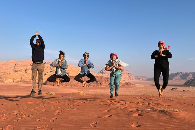 8 Day Yoga Journey Jordan : Wadi Rum - Petra - Red Sea & Dead Sea - Wadi Rum glamping camp: where silence feels real
