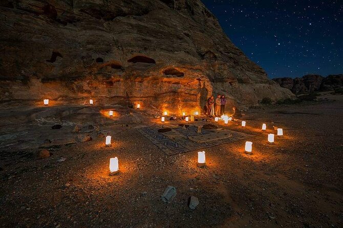 Cooking outside in little Petra between the Mountains. - Little Petra After Dark: Dinner Between the Mountains