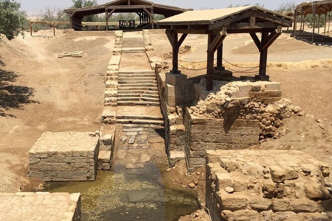 Day Tour: Madaba - Mount Nebo and Baptism site From Amman - Mount Nebo at 817 meters: Moses, the basilica, and the view
