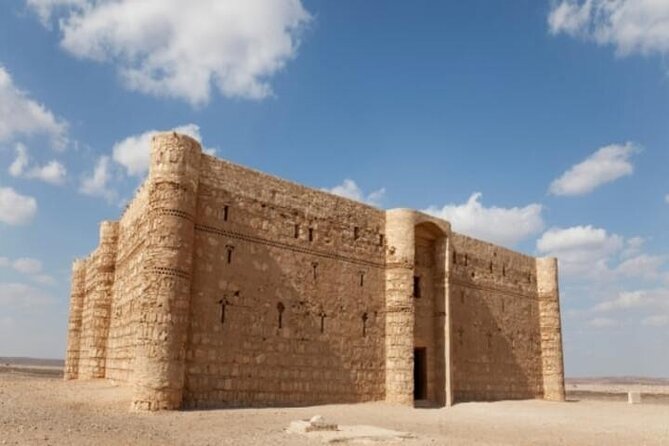 Day Tour To Desert Castles & Cave of the Seven Sleepers - Qasr al Kharrana: the square fortress, rounded turrets, and an unanswered purpose