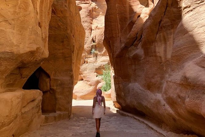 Day Tour to Petra from Dead Sea with lunch - The Siq and Treasury moment: what to expect when you first enter Petra