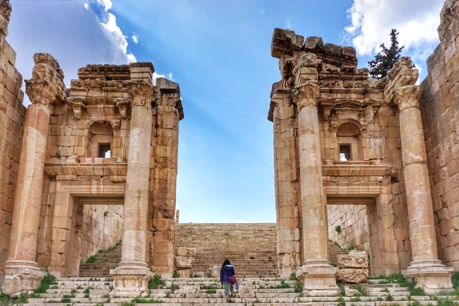 From Amman: Jerash, Umm Qais, and Jesus' Cave Private Trip - Jerash’s Oval Colonnade: Where Roman Power Feels Close
