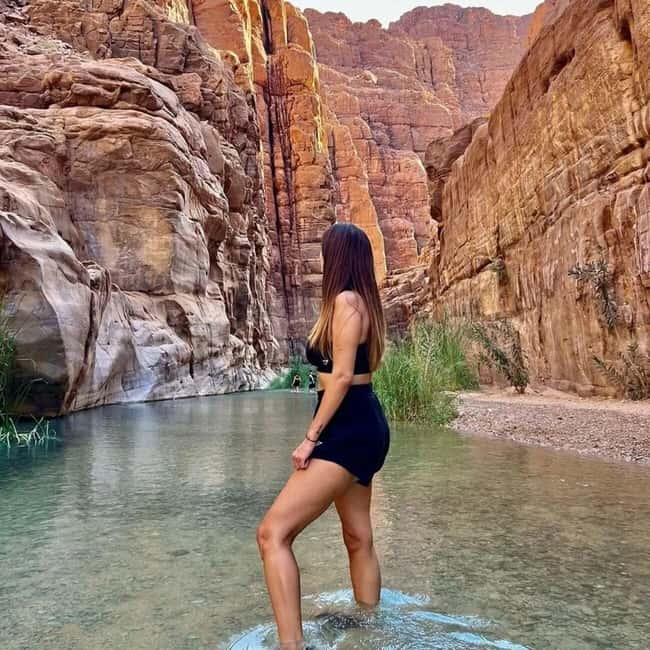 From Amman or Madaba: Wadi Mujib Hiking Tour - Dead Sea Mud Beach: Paid Entry, Mineral Mess, and Comfort Choices
