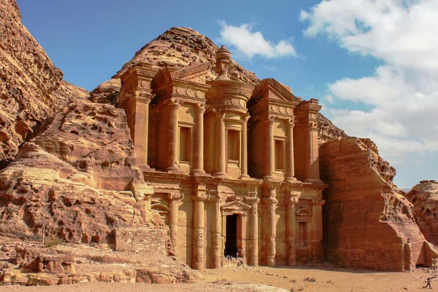 From Amman: Petra Private Tour - First step inside Petra: the Siq sets the mood fast