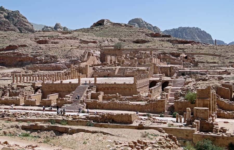 From Amman: Private Day Trip to Petra with Pickup - The Theater: a big carved reminder that this place was built by people