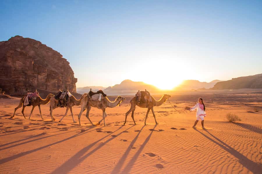 From Aqaba: Jeep Tour to Wadi Rum Desert - The Jeep Tour Core: Valley of the Moon Views and Caravan-Route Lines