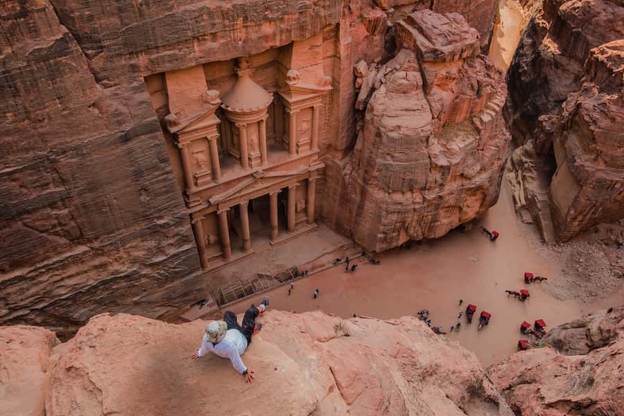 From Aqaba: Private Day Tour to Petra - Royal Tombs, Qasr El-Bint, and Roman Petra pieces you should not skip