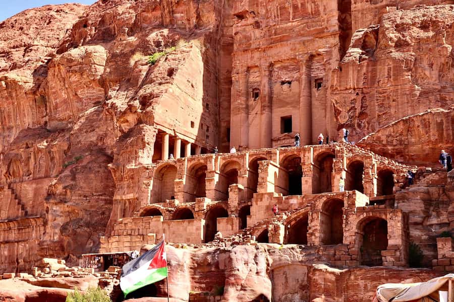 From Tel Aviv: Guided Day Trip to Petra with Lunch - Djinn Blocks and Obelisk Tomb: small stops that set the tone