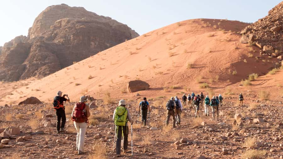 From Wadi Rum: 2-Day Hiking Adventure and Jeep Tour - Sunset viewpoint time, camp setup, and the Bedouin welcome that slows everything down