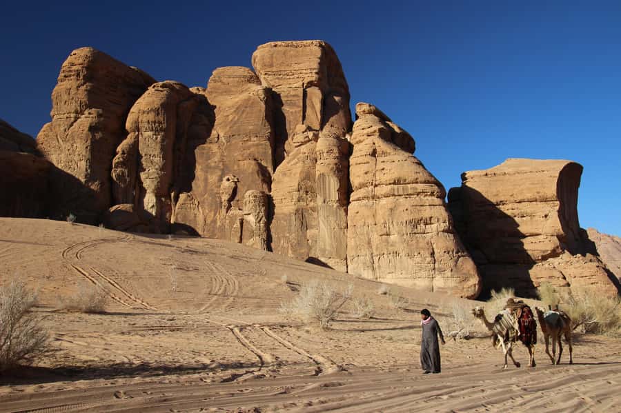 From Wadi Rum: Camel Ride Experience with Tea and Guide - The optional sunset viewpoint: shorter ride, last light payoff