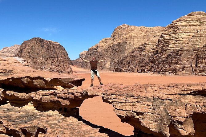 Full Day Jeep and Camel Tour - Khazali Canyon: Nabatean and Early Arab Carvings, Plus Shade