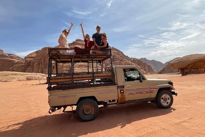 Full Day Jeep & Camel Tour No stay - Chicken Rock Sunset: The Moment the Desert Turns Deep Red