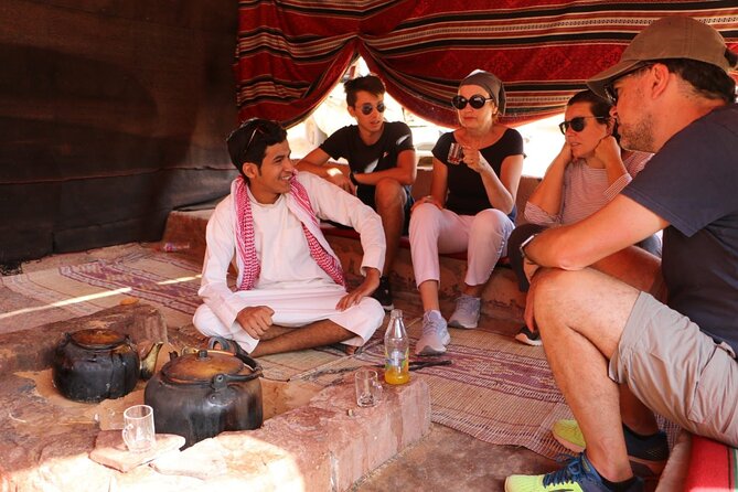 Full Day Jeep Tour in Wadi Rum (incl. Bedouin picnic lunch) - Optional upgrades: camel rides and overnight under the stars