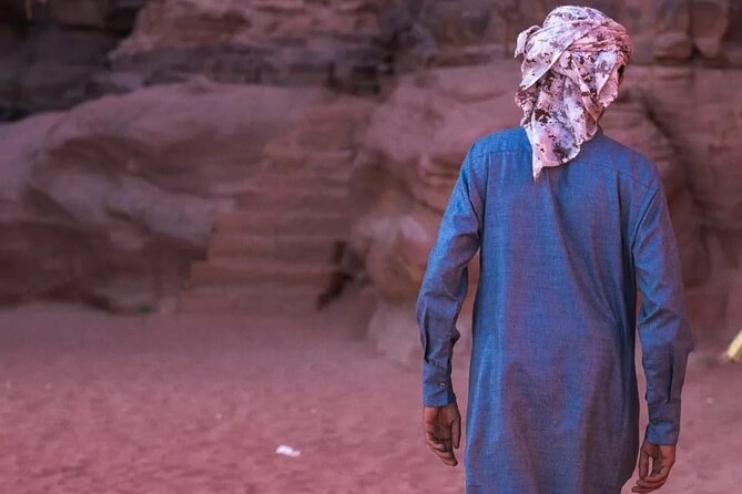 Full-Day Jeep Tour in Wadi Rum with Overnight Stay - Mushroom rock and the sand-colored natural sculptures of Wadi Rum
