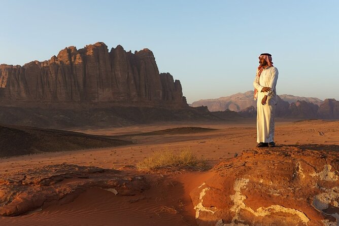 Full-Day Jeep Tour in Wadi Rum with Overnight Stay - Um Frouth Rock Arch, the no-safety-ropes climb, and sunset payoff
