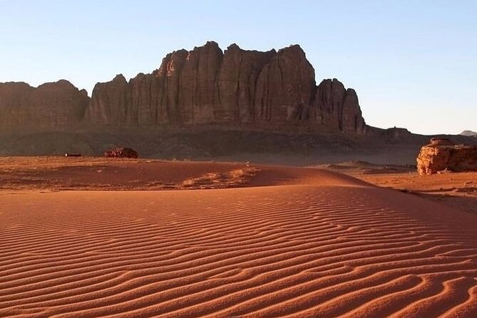 Full-Day Jeep Tour in Wadi Rum with Overnight Stay - Zarb under the sand, Bedouin tea, and music around the bonfire