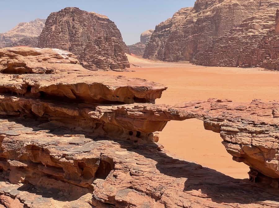 Full Day Jeep Tour - Lunch - Wadi Rum Desert Highlights - Um Frouth Rock Arch to Little Bridge: The Early Wow Stops