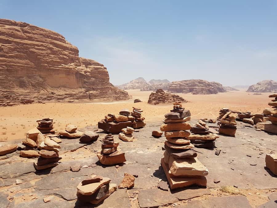 Full Day Jeep Tour ( Lunch) Wadi Rum Desert Highlights - Mushroom Rock: the longish stop that gives you the classic silhouette