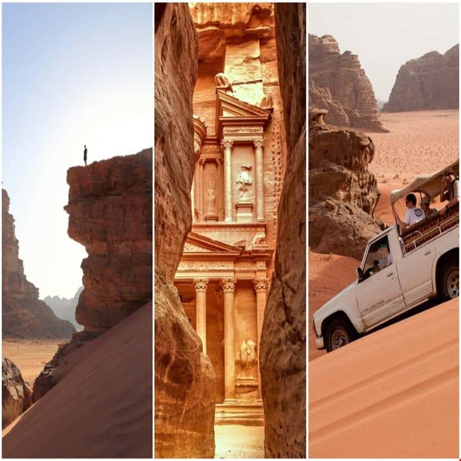 Full-Days Tours Petra from Amman - The Visitor Center and your optional local guide inside Petra