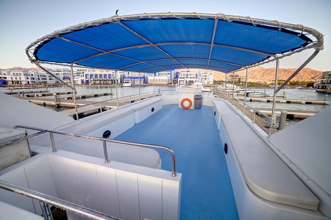 Glass-Bottom Boat 2-hours Tour and Coral-Reef Viewing from Aqaba - What You See Under the Glass: Coral, Fish, and Sunken Features
