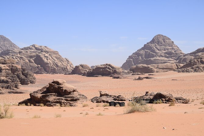 Half day Jeep and camel tour No stay - Starting at Wadi Rum Village: The Bedouin Lifestyle Camp meet-up