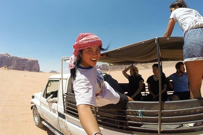 Half-Day Jeep Safari "Wadi Rum Highlights!" w/ Professional Bedouin Guide - Meeting at Wadi Rum Village, Then Choosing Your Ride Seats