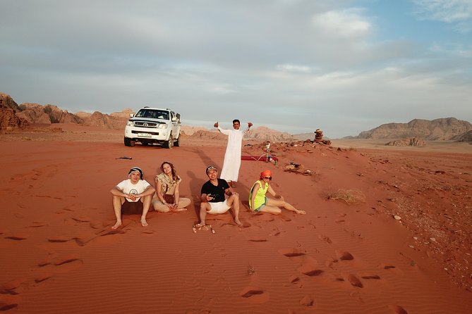 Half-Day Jeep Safari "Wadi Rum Highlights!" w/ Professional Bedouin Guide - Optional Camel Riding and Sandboarding, Plus the Real Cost