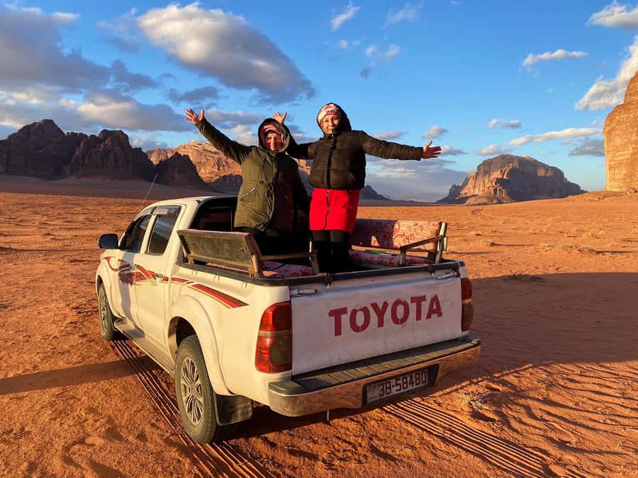 half day jeep tour &one night stay & all meals - Lawrence’s Spring and the Nabatean temple area: the desert’s “fresh water” moment
