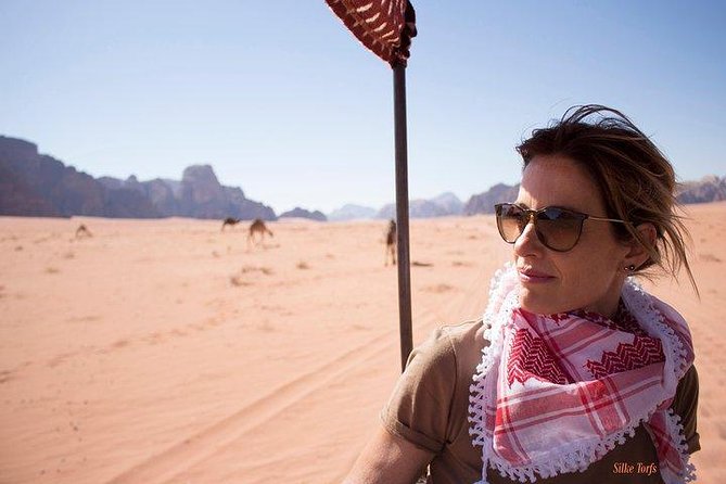 Jeep Tours in Wadi Rum with Bedouin Guide 2,3,4,5 hours | Magic Bedouin Star - Um Frouth Bridge and the White Desert sunset perch