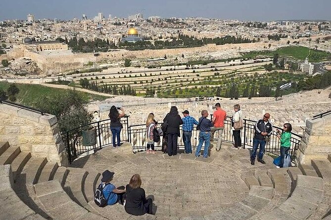 Jerusalem & Bethlehem Full-Day Tour from Amman or Dead Sea - Mount Zion and the Old City approach through Zion Gate