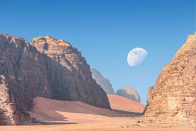 Jordan Pass 2- Night Private Secret Escape Tour Petra, Wadi Rum, & the Dead Sea - Day 1 in Wadi Rum: a 4x4 ride into movie-country