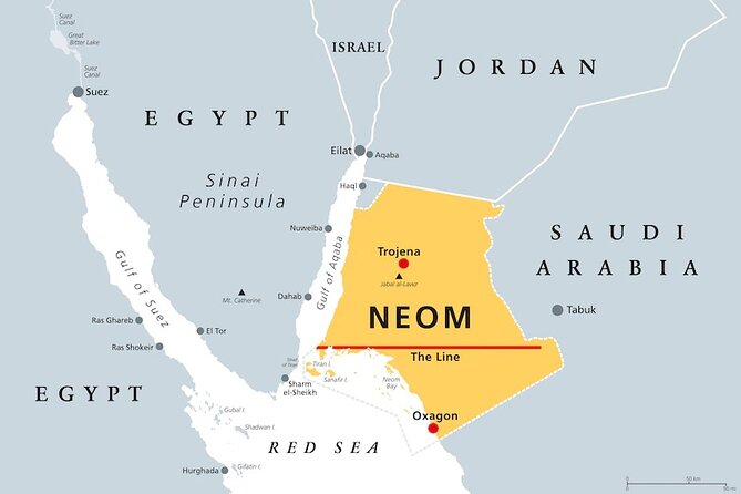 NEOM Saudi Arabia Transfer from AMM Airport or Aqaba Airport AQJ - Price and value: what $449.99 per person buys you