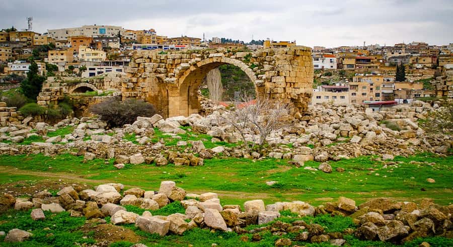 Private Tour to Jerash and Ajloun from Amman - Oval Plaza and the temples that anchor Jerash’s skyline