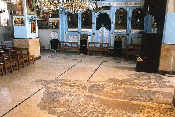 Private Tour to Madaba Mosaic City and Mount Nebo from Amman - Saint John the Baptist Roman Catholic Church, bells, and an underground memorial