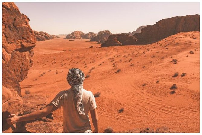 Private transfer Petra to/from Wadi Rum - Wadi Rum end: arriving outside the village and into Moon Valley mood