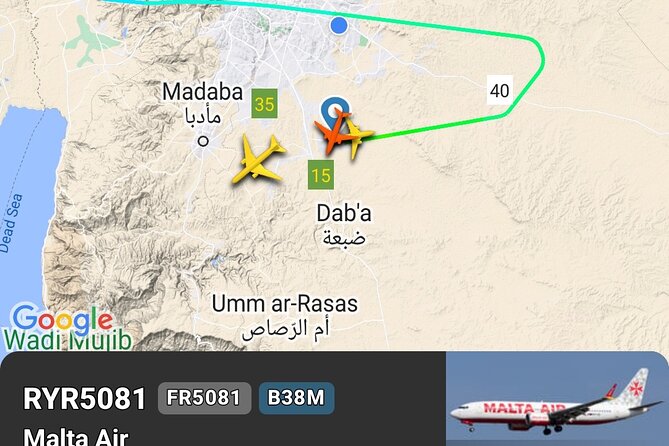 Queen Alia Airport Transfers From / To Amman, Petra, Dead Sea. - How long the ride will take, 30 minutes to 4 hours 40
