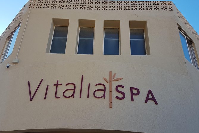 Spa Day at the Healthiest Point on Earth, Dead Sea Jordan - Vitalia Spa signature treatment: mud wrap and salt scrub