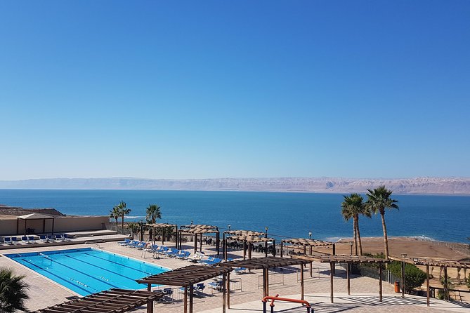 Spa Day at the Healthiest Point on Earth, Dead Sea Jordan - After therapy: showers, changing rooms, and a proper beach-and-pool break