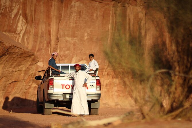 Wadi Rum 2-Day Jeep Tour with Meals and Overnight in Bedouin Camp - Meeting Point, Timing, and What the Small Group Means