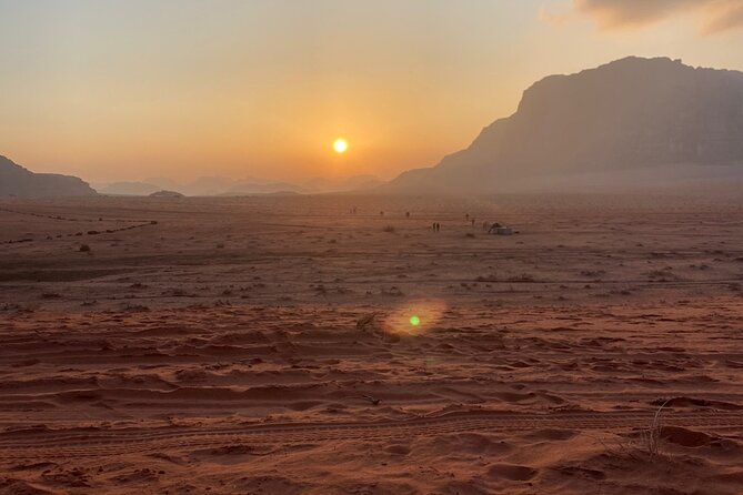 Wadi Rum 4-Hour Sunset Tour - Wadi Rum Desert Highlights - Little Bridge in Khor El Ajram: Easy climb, great photos, sweet tea