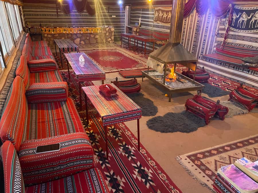 Wadi Rum: Bedouin Camp Stay,Full-Day Desert Tour with 3Meals - Lunch by Fire, Burdah Rock Bridge, and the Canyon Walk
