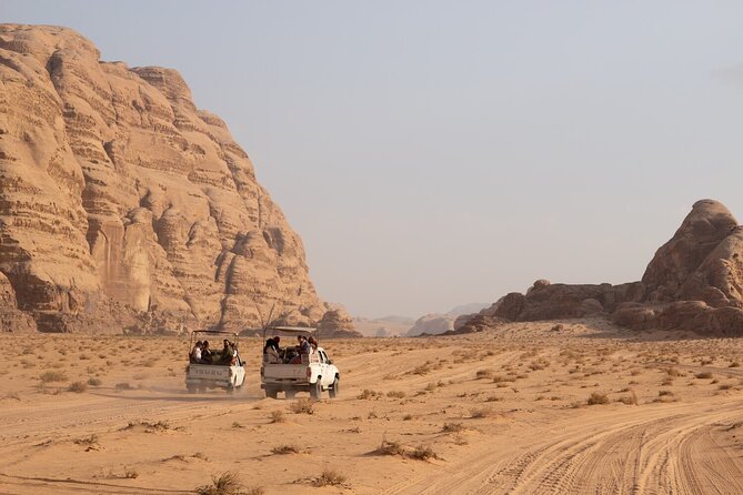 Wadi Rum Desert Tour with Lunch & Sunset - The day’s route, from Lawrence Spring to sunset