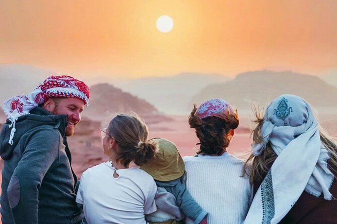 Wadi Rum Full Day Jeep Tour + Overnight & Dinner in Bedouin Camp - Red sand dune, Little Bridge, and Umm Fruth: where photos need gravity