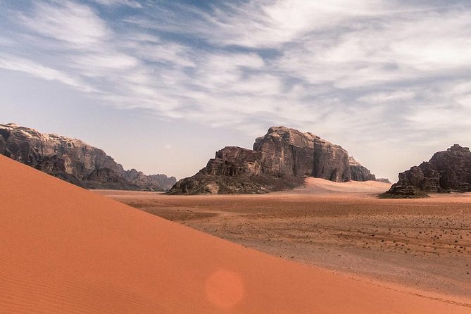 Wadi Rum: Full Day Valley Tour with Lunch - Um Frouth Rock Bridge at sunset: the ending that earns its time