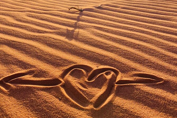 Wadi Rum overnight jeeptour - 1 Day/ 1 Night - Red Sand Dune (Al Ramal): Climb, Slide, and Get Dusty on Purpose